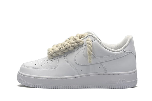 AF1 WHITE x Rope Laces