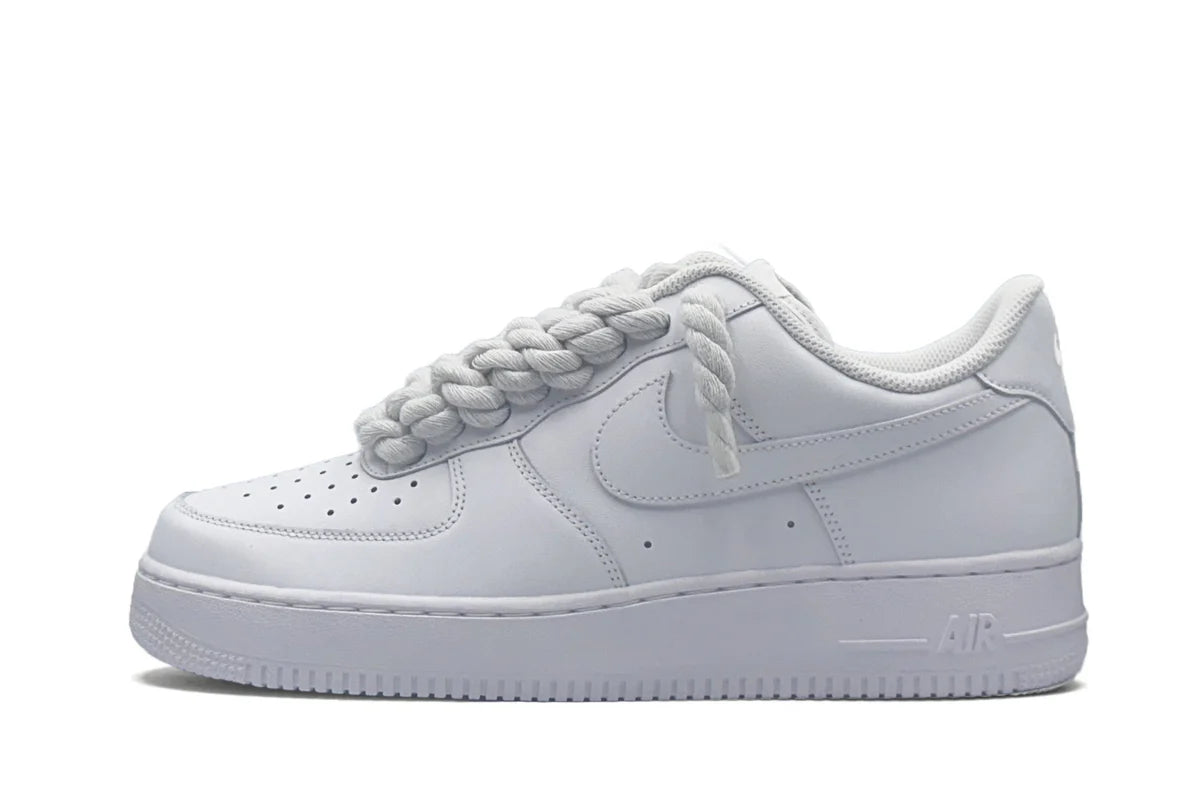 AF1 WHITE x Rope Laces