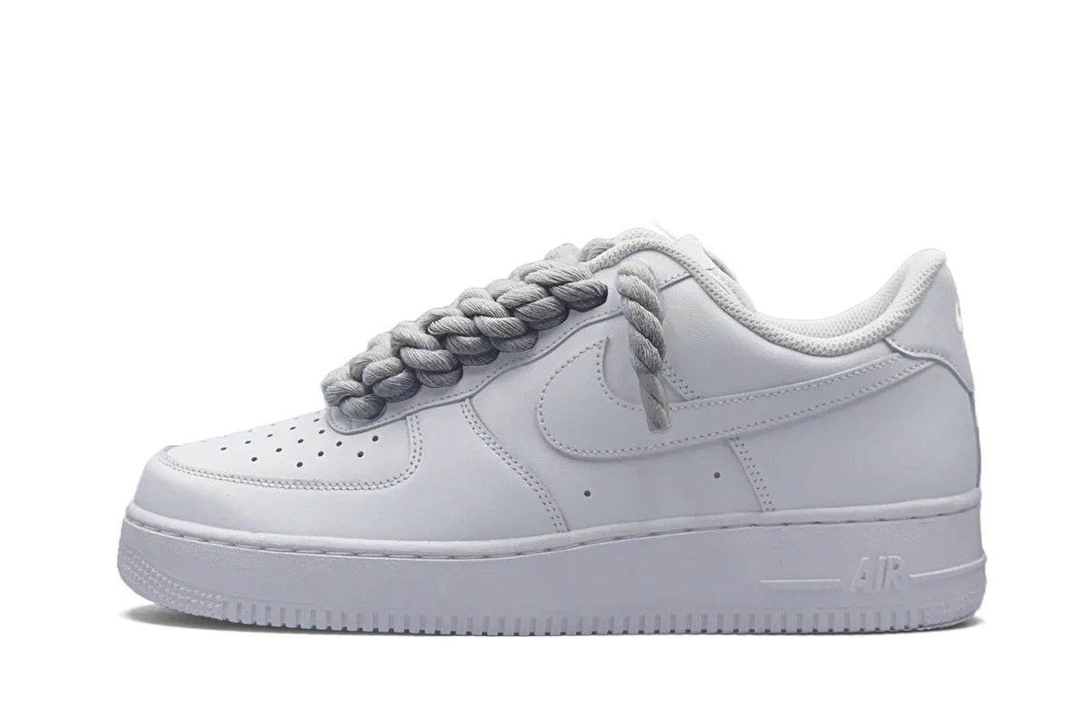 AF1 WHITE x Rope Laces